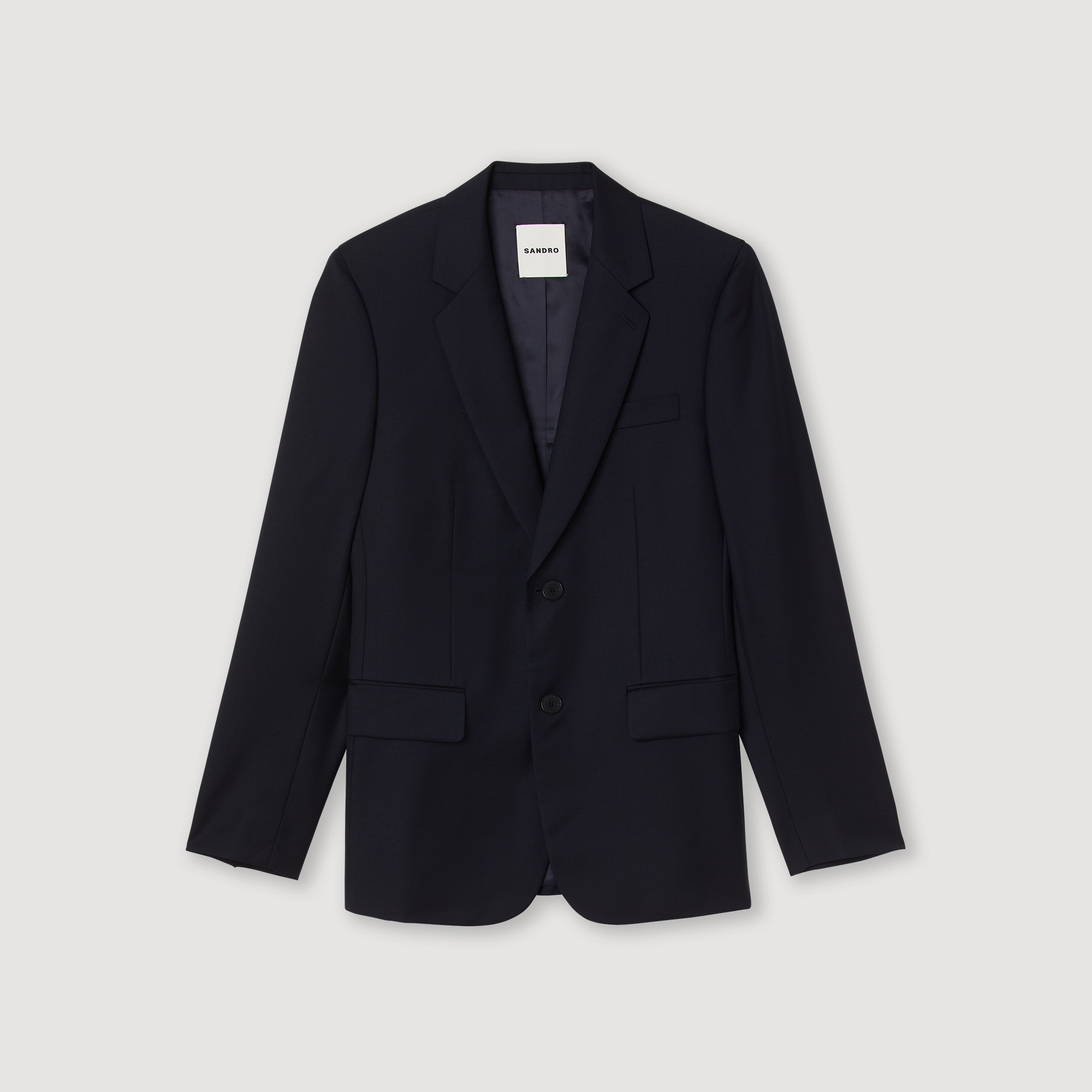 Veste de costume en laine vierge