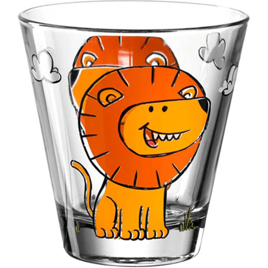 Leonardo Kindertasse und Trinkglas Bambini 2er Set gelb