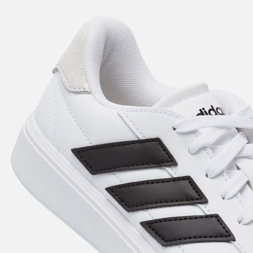 Adidas Courtblock Sneakers wit Imitatieleer