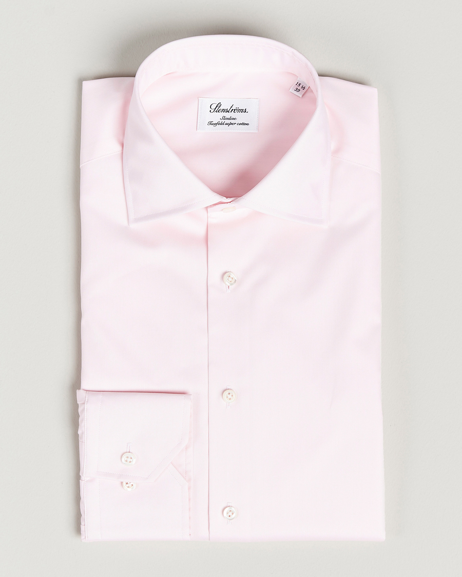 Stenströms Slimline Cut Away Shirt Pink
