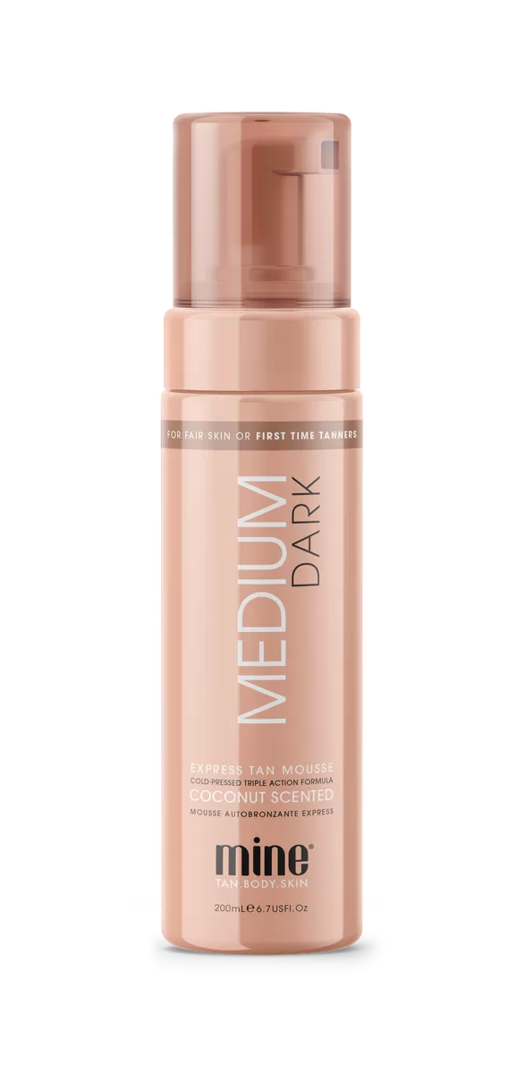 Minetan Self Tan Mousse Subtle Golden Tone Medium Dark - 200 ml