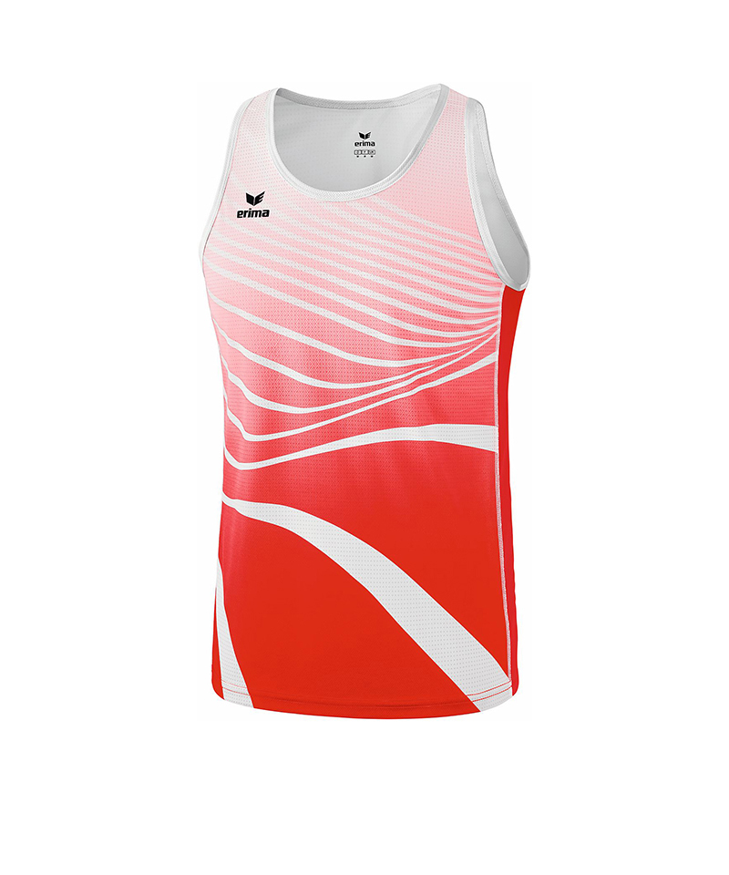 Erima Singlet Running Rot Weiss