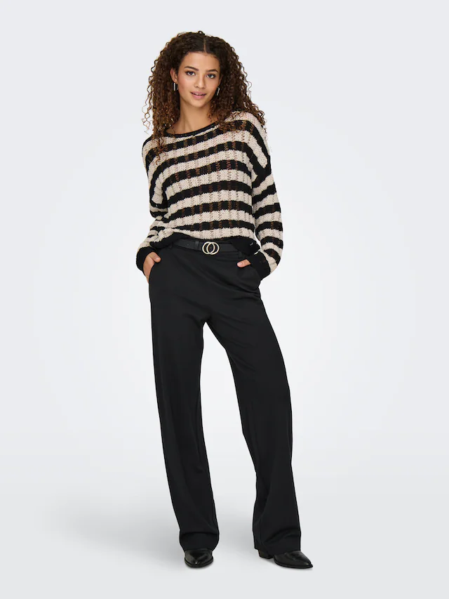 ONLY Anzughose »ONLPOPTRASH LIFE MW STRAIGHT PANT PNT«  Viskosemischung