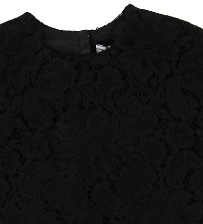 Dolce & Gabbana T-Shirt - Schwarz m. Spitze