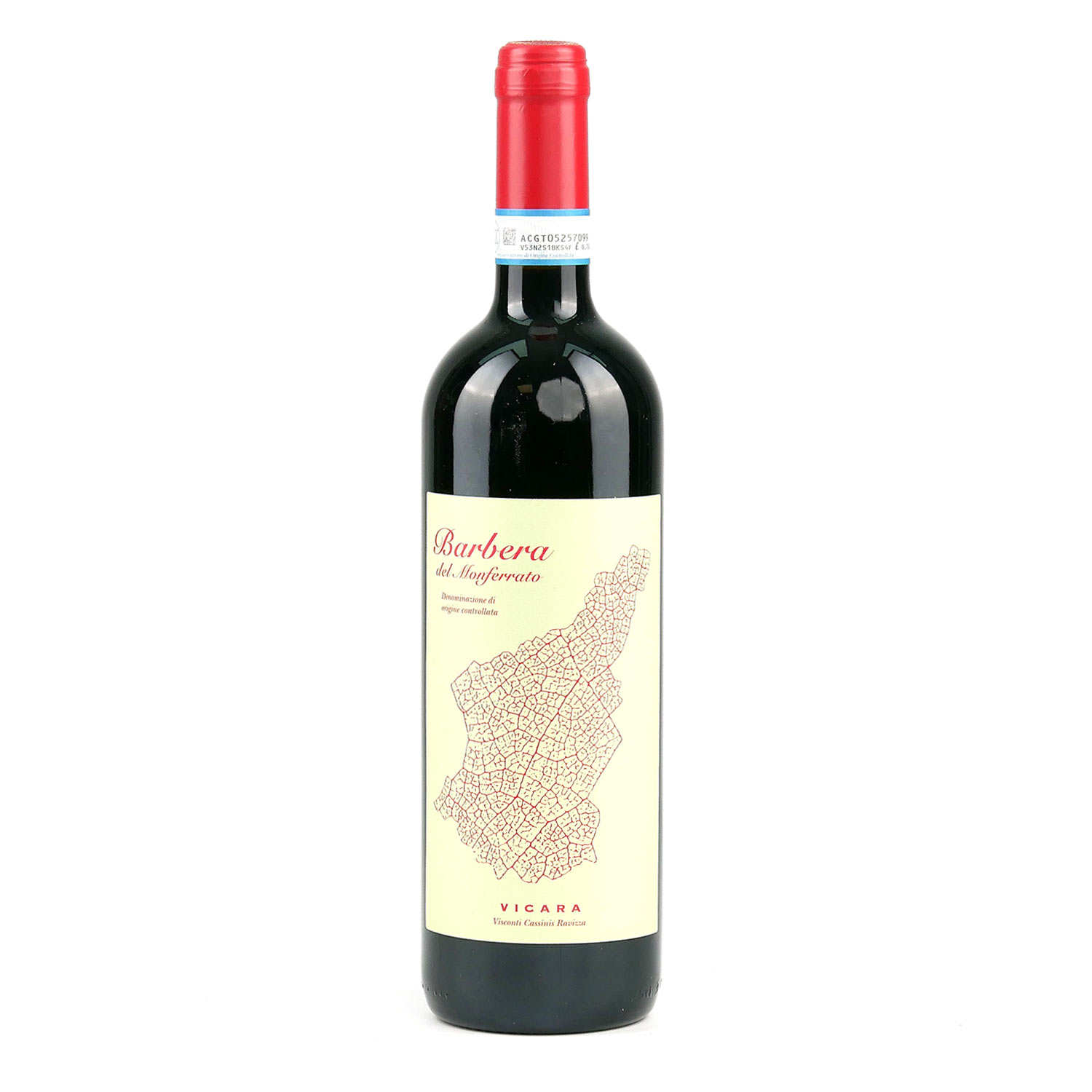 Barbera del Monferrato AOP - Vin rouge italien - Vicara