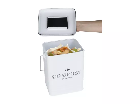 Poubelle De Compostage En Metal 5l M6