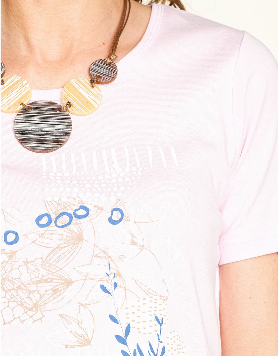T-shirt rose coton BIO