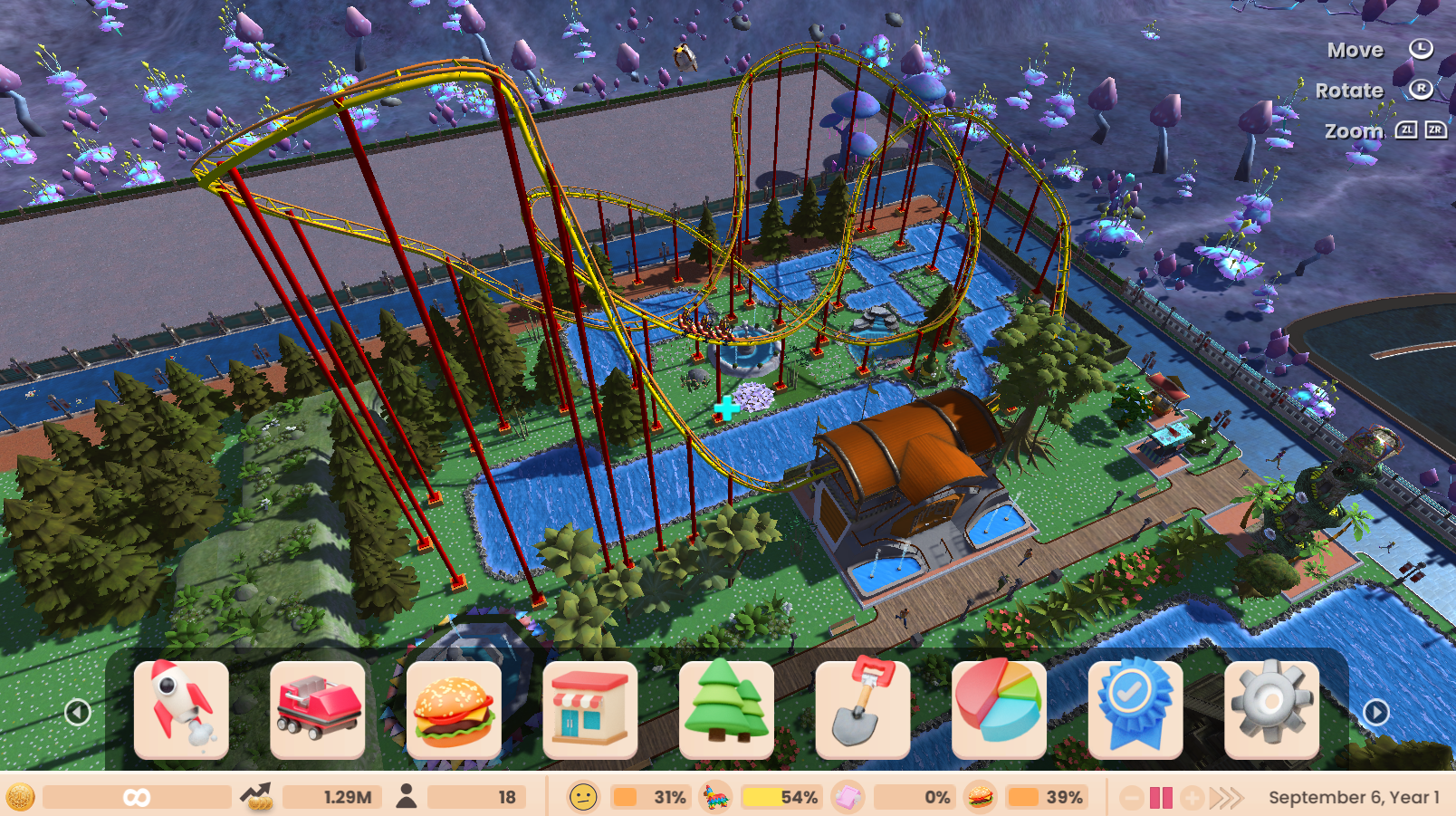 RollerCoaster Tycoon (Adventures Deluxe)- Nintendo Switch