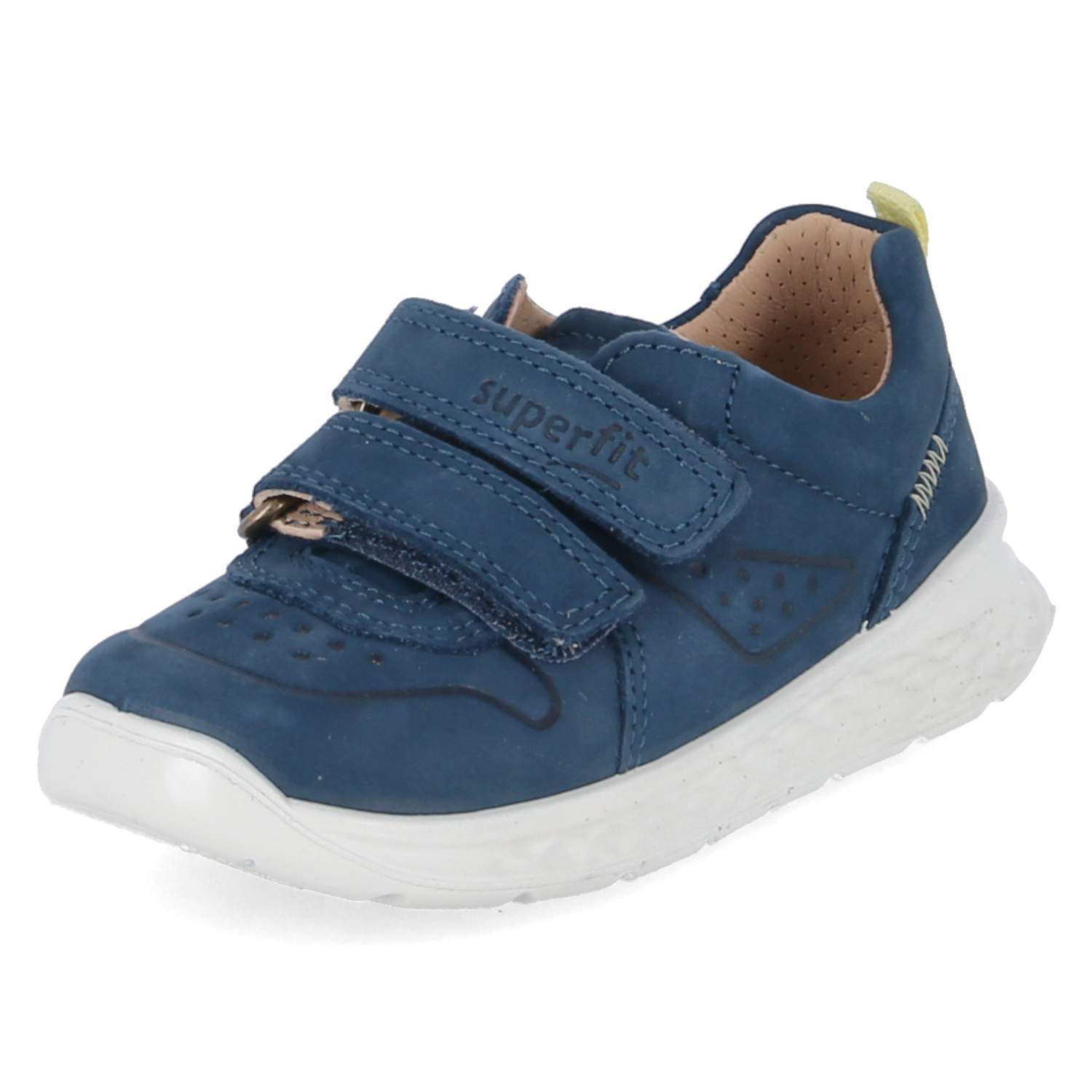 Superfit Low Sneaker BREEZE - blau/gelb