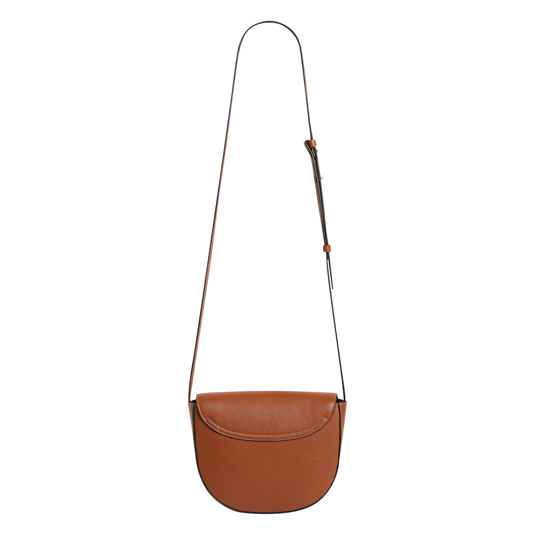 LOUISE - Sac besace en cuir | Marron
