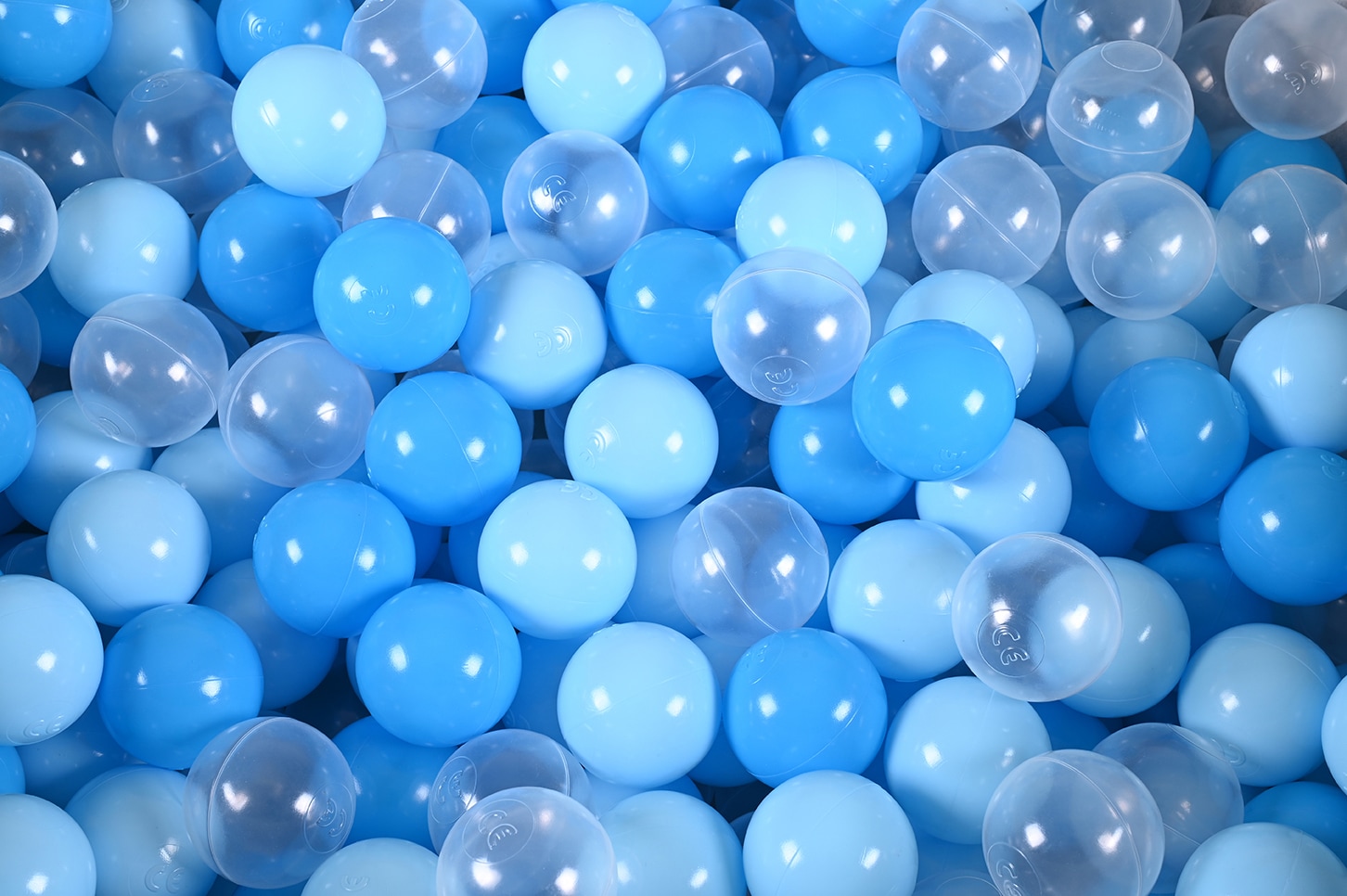 Knorrtoys® Bällebad »Soft, Grey« mit 300 Bällen soft Blue/Blue/transparent; Made in Europe