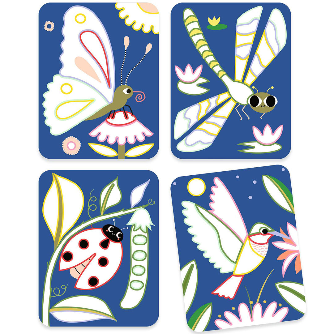 Djeco knutselset schilderspalet creepy crawlies