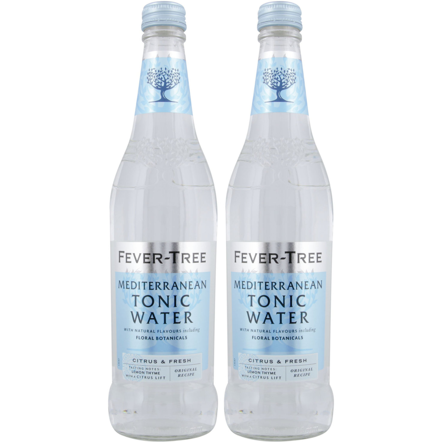 Fever Tree Mediterranean Tonic Water alkoholfrei 2x 50cl -2x 50cl