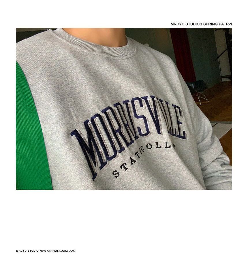 MRCYC - Sweatshirt met ronde hals en letters