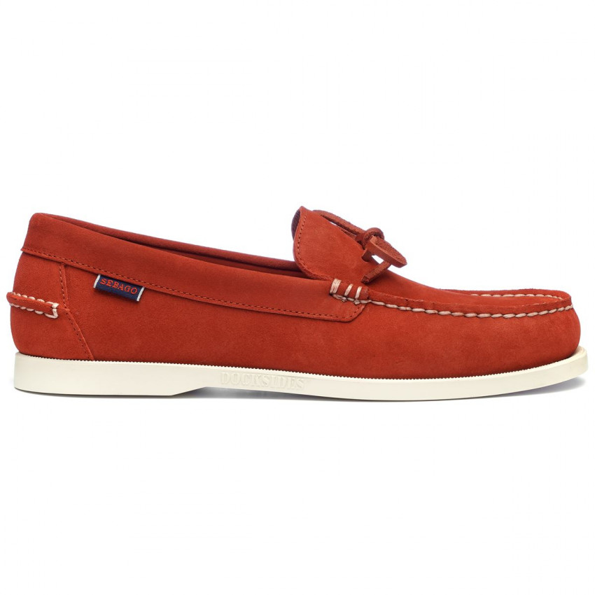 DOCKSIDES SCHOODIC BEAT OUT Red-Mocassins pour homme en cuir suede