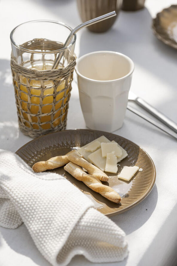 Ib Laursen Cafe latte krus Mynte Pure White Hvid