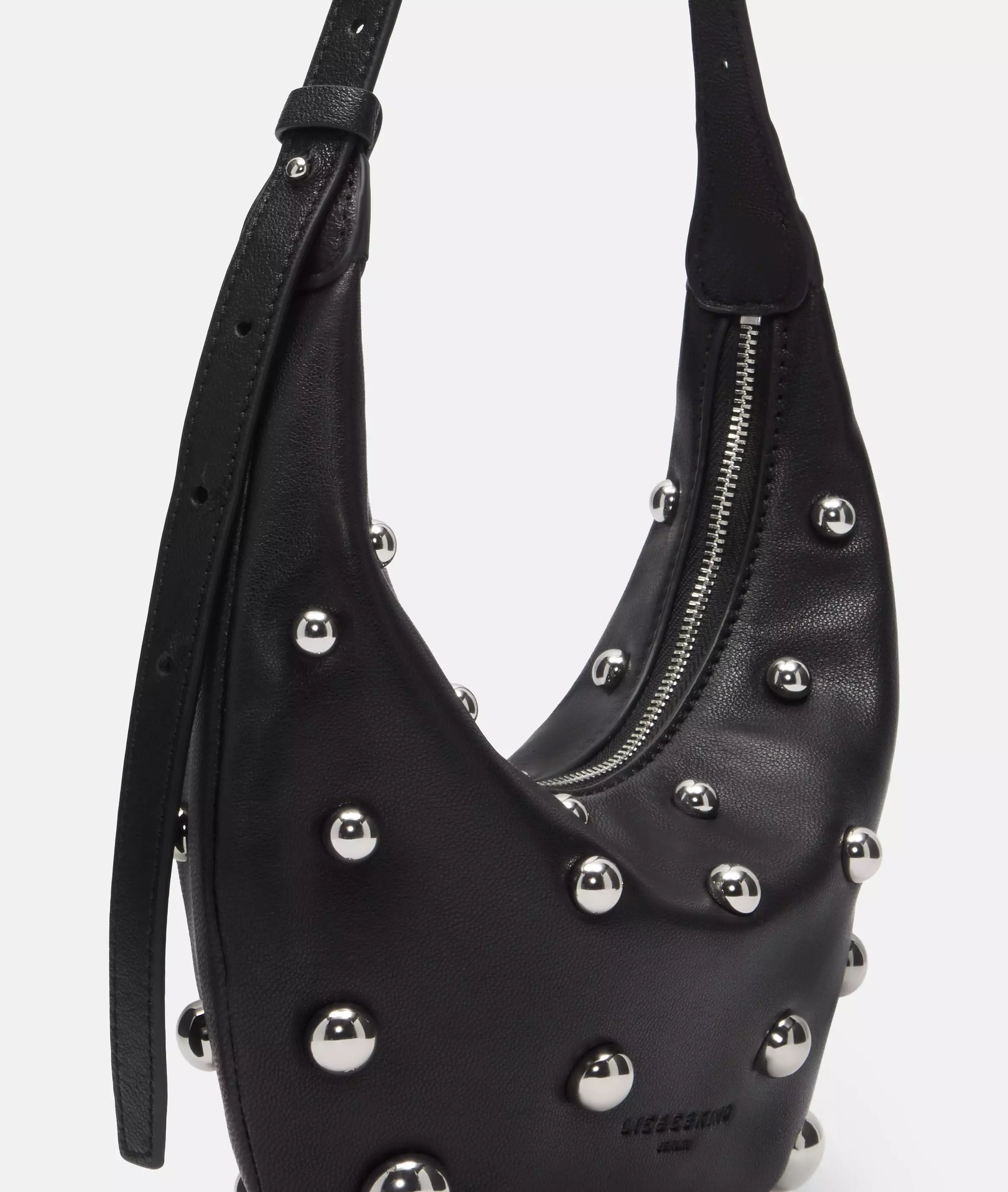 Hobo Small hobo bag made from naturally grained leather