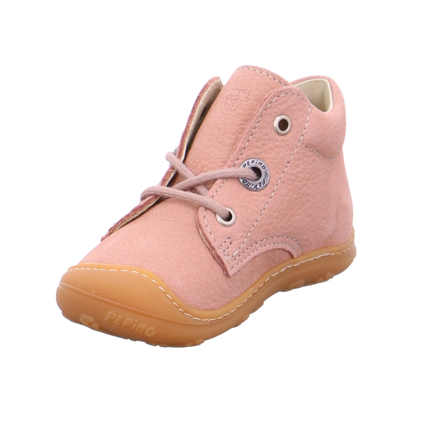 PEPINO Lauflernschuh Rosa Leder  Bottine
