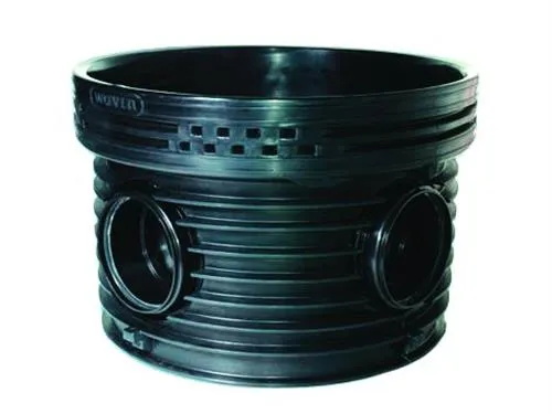 Wavin Tegra 200 x 1000 mm TP4-brønd, glat, 90 gr. højre tilløb