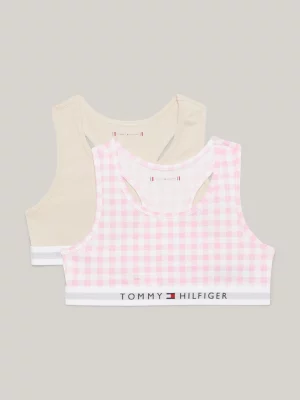 Sutiãs sem bojo estilo racerback TH Original, pacote com 2 unidades.