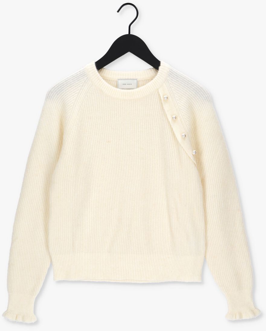 NEO NOIR gebroken wit neo noir trui asli knitblouse
