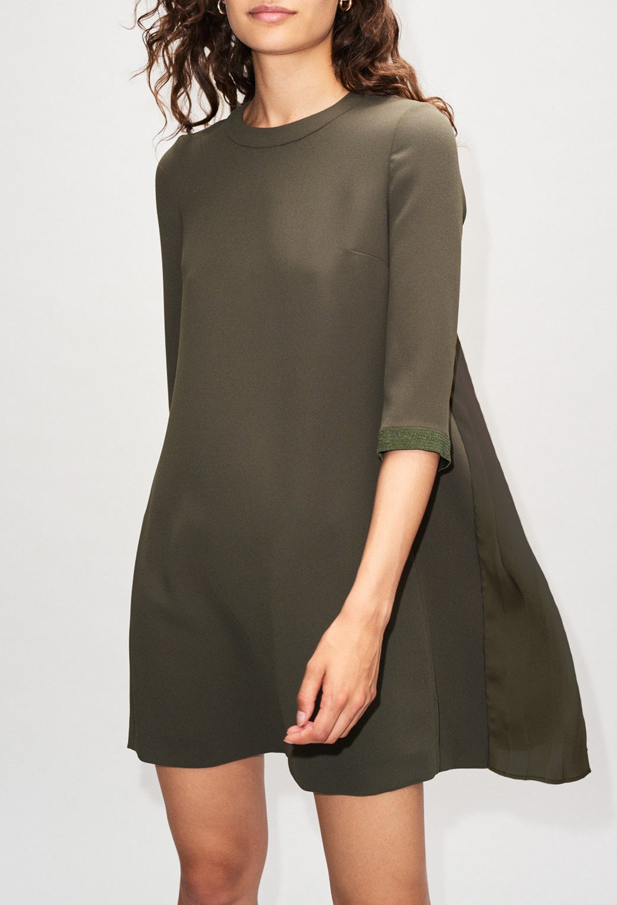 Robe avec dos plisse
