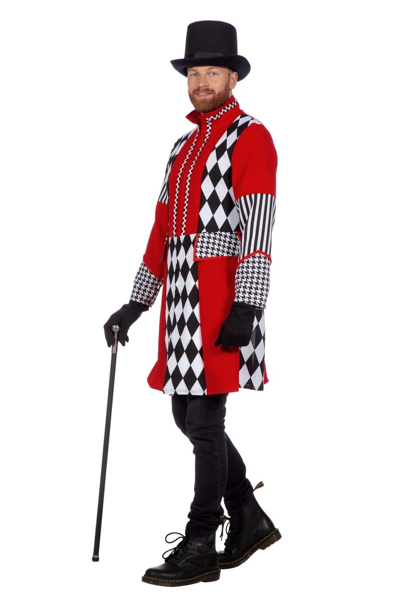 Rood Zwarte Jas Heren Ruiten