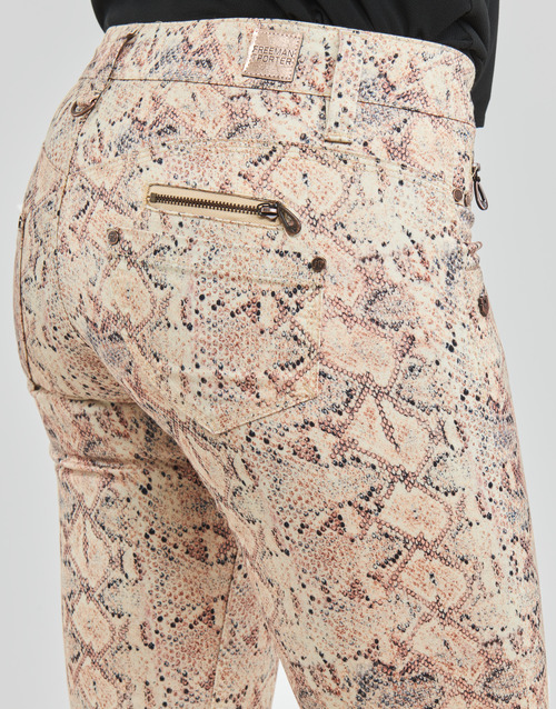Freeman T.Porter - ALEXA CROPPED REPTILIA Beige / Marrón