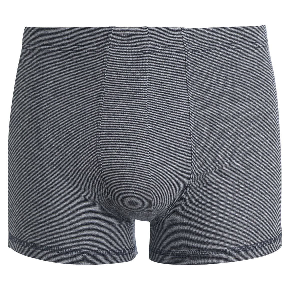 Herren Retroshorts mit feinen Streifen grau / dunkelblau
