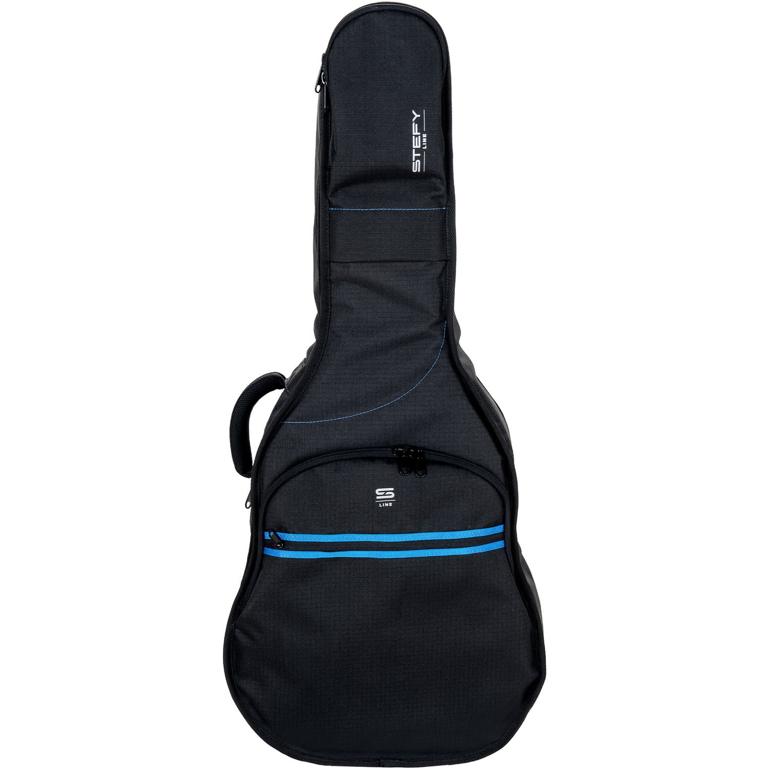 Stefy Line GB400CL gigbag voor klassieke gitaar zwart/blauw