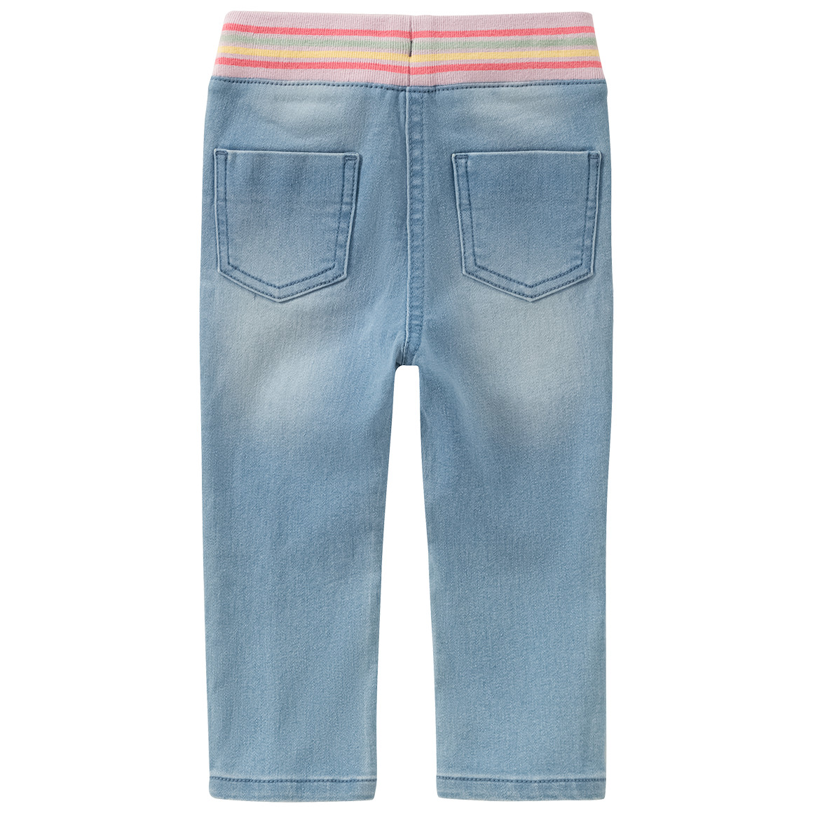 Topomini Baby Jeans mit Elastikbund hellblau