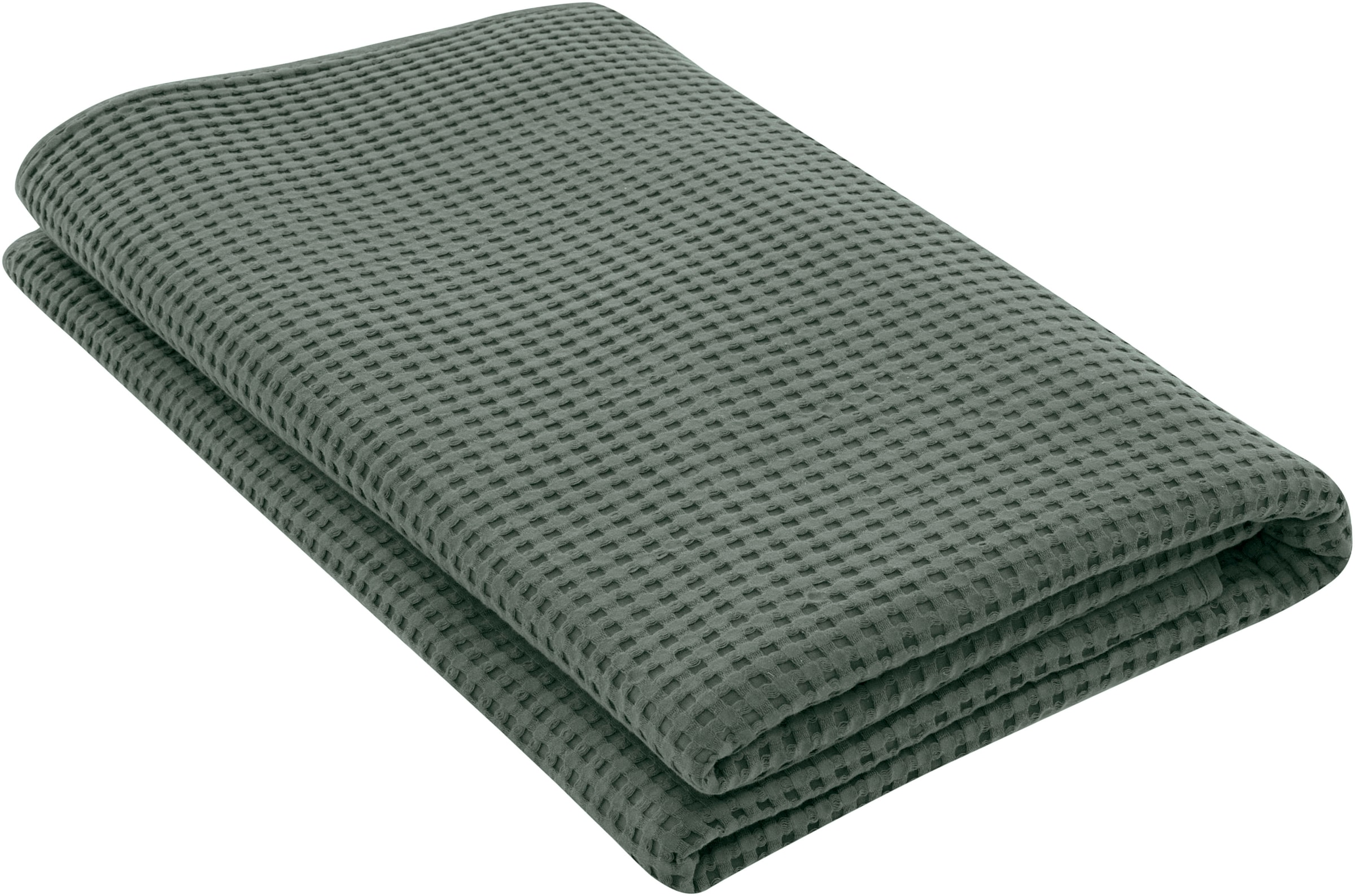 andas Tagesdecke »Greta« in Waffelpiqué Optik, viele Farben erhältlich, Decke ab 150x250 cm