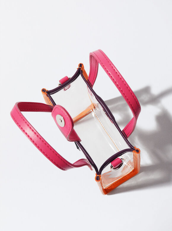 Bolsa Móvil Transparente - Rosa