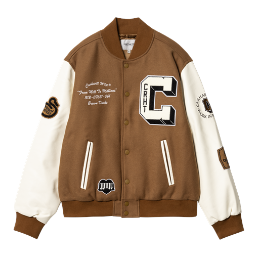 Carhartt WIP Brown Ducks Bomberjakke, Hamilton Brown/Wax, XL
