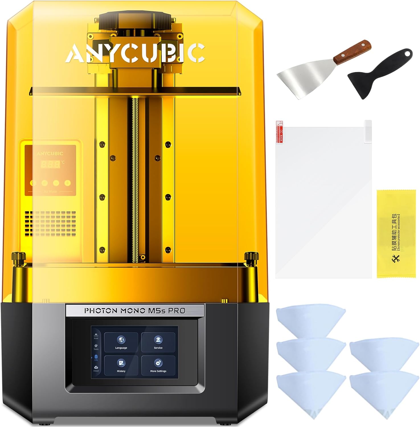 Imprimante 3D résine ANYCUBIC Photon Mono M5s Pro Ultra 14K - 223,78 x 126,38 x 200 mm