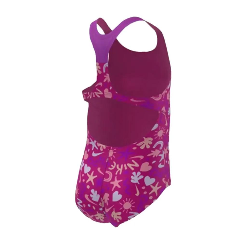 Nike Maillot de bain Rouge/Violet Fille Nike Racerback