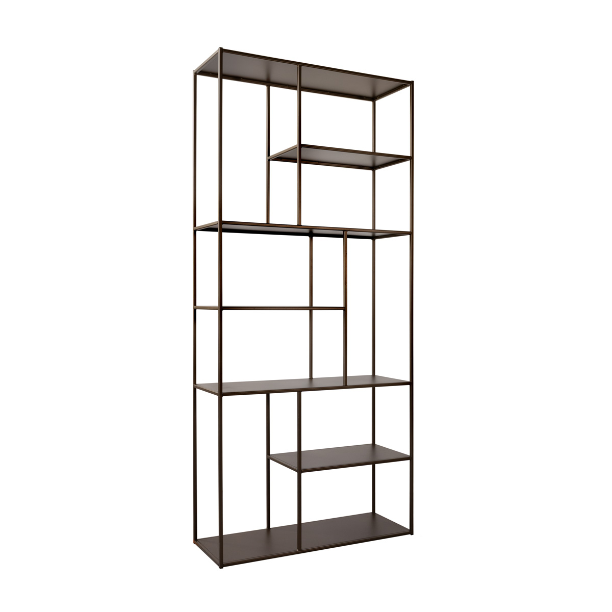 Kast Queens H221 cm anodic bruin