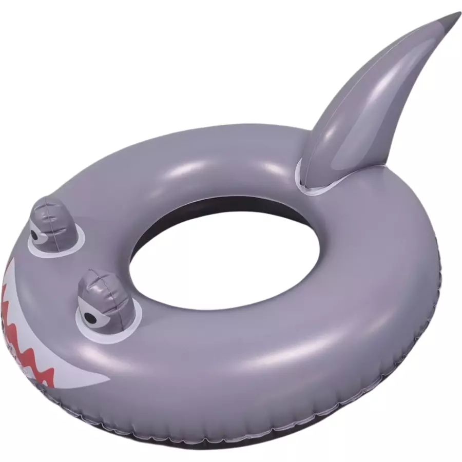 Swim Essentials Grey Shark Schwimmring ⌀55 cm