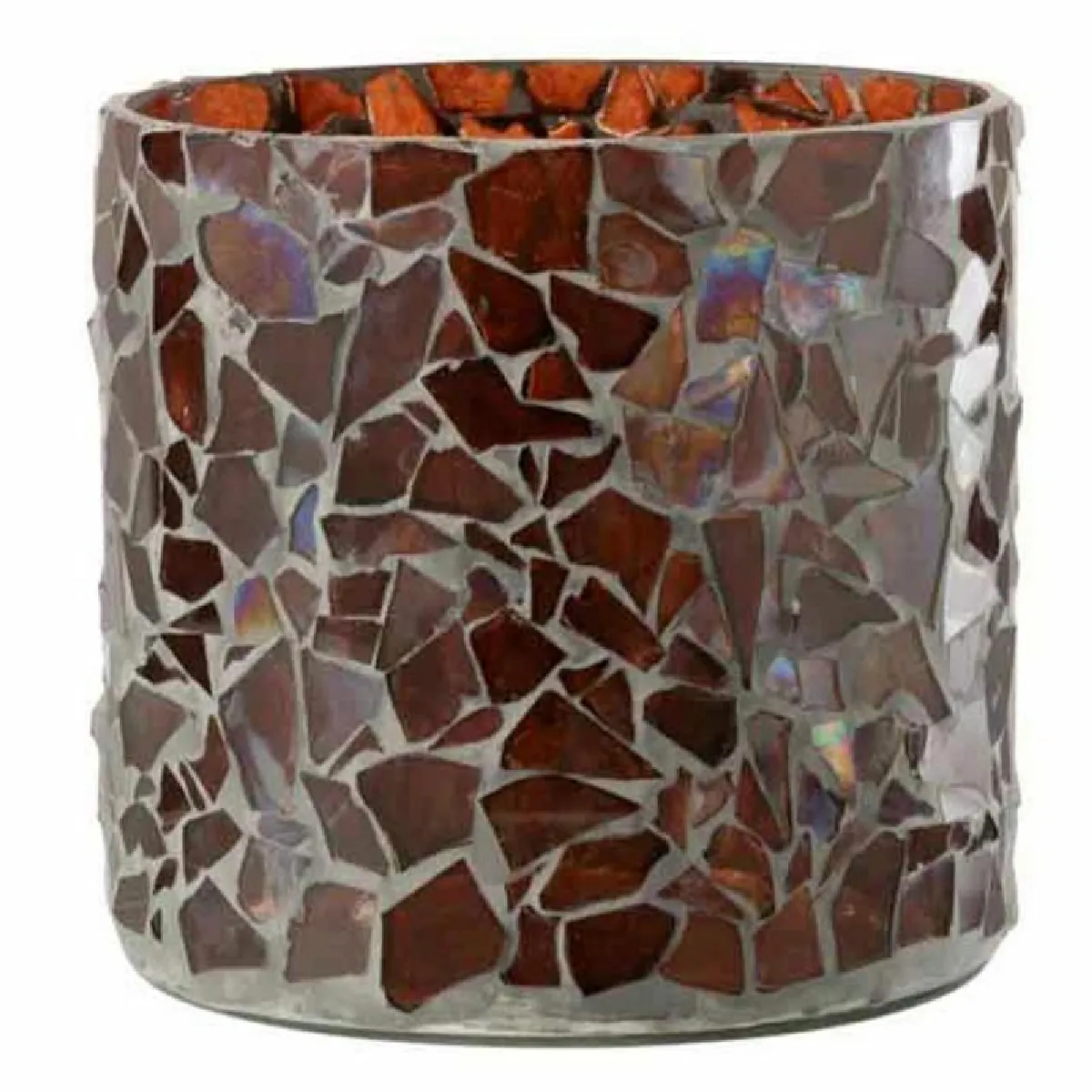 Paris Prix Photophore Verre Ido - 16 cm Marron