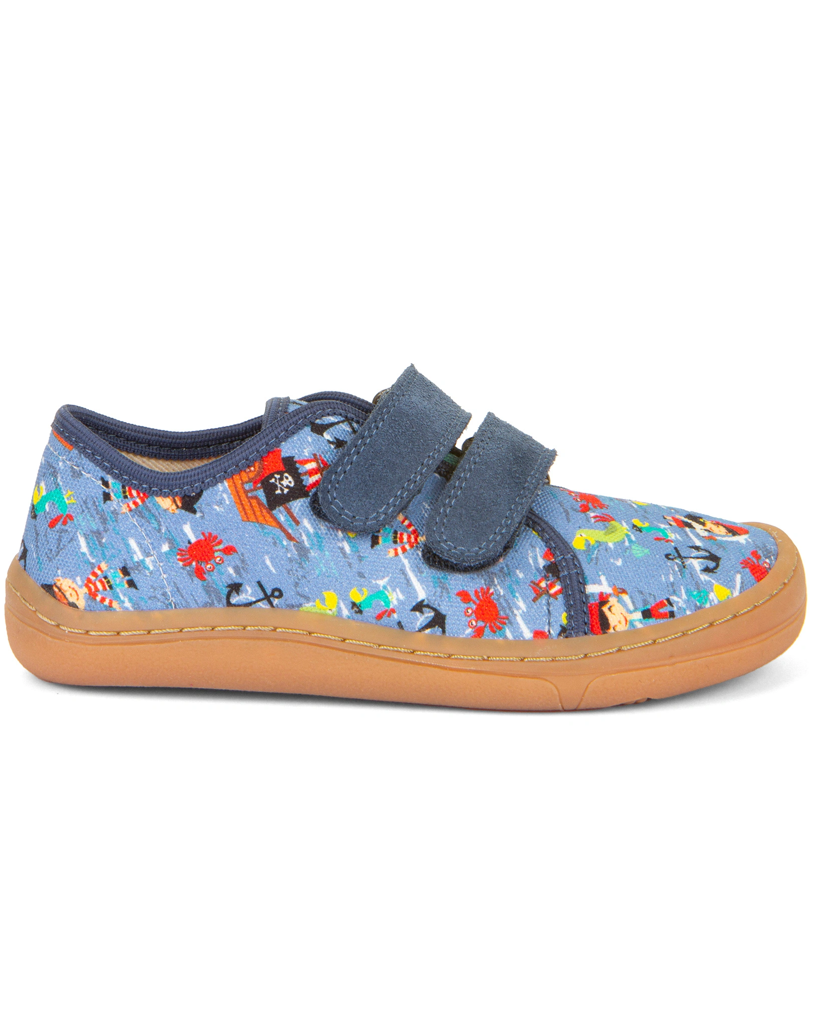 Klett-Halbschuhe CANVAS PIRAT in denim