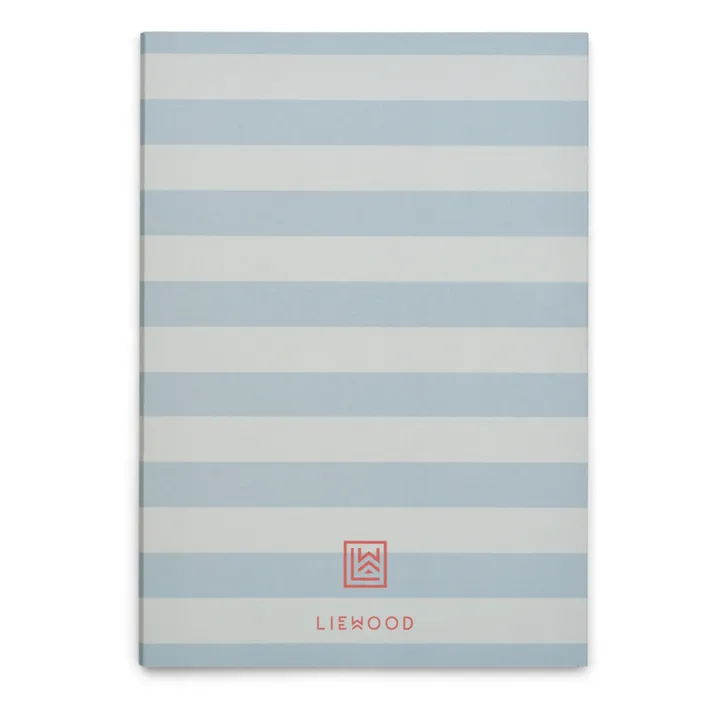 Liewood Carnets A5 Sidney - Set de 3 | Sea creature/Stripe mix