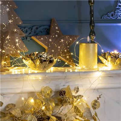Étoile décorative en bois