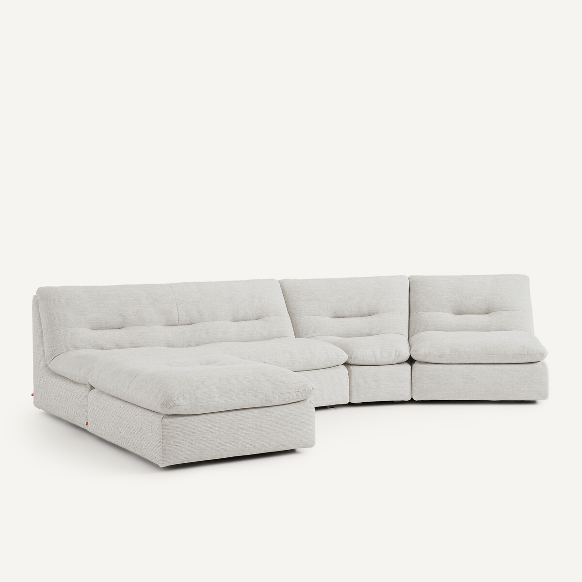 AM.PM<br>Apoio para os pés modular em algodão reciclado, Giuliano