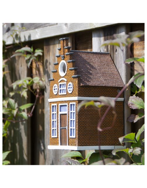 Best For Birds Nestkast Gevelhuis Trapgevel - Broeden - 14x13x25 cm