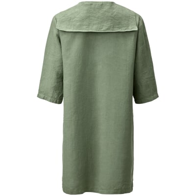 Damen-Leinenkleid, Grün