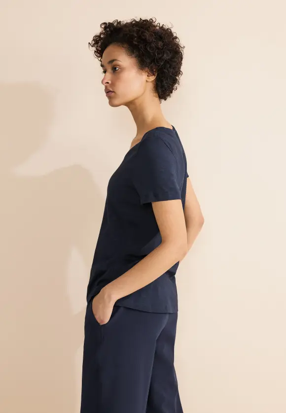 Basic T-Shirt - deep blue