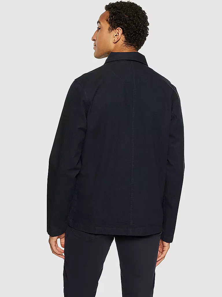 KNOWLEDGE COTTON APPAREL Overshirt blau