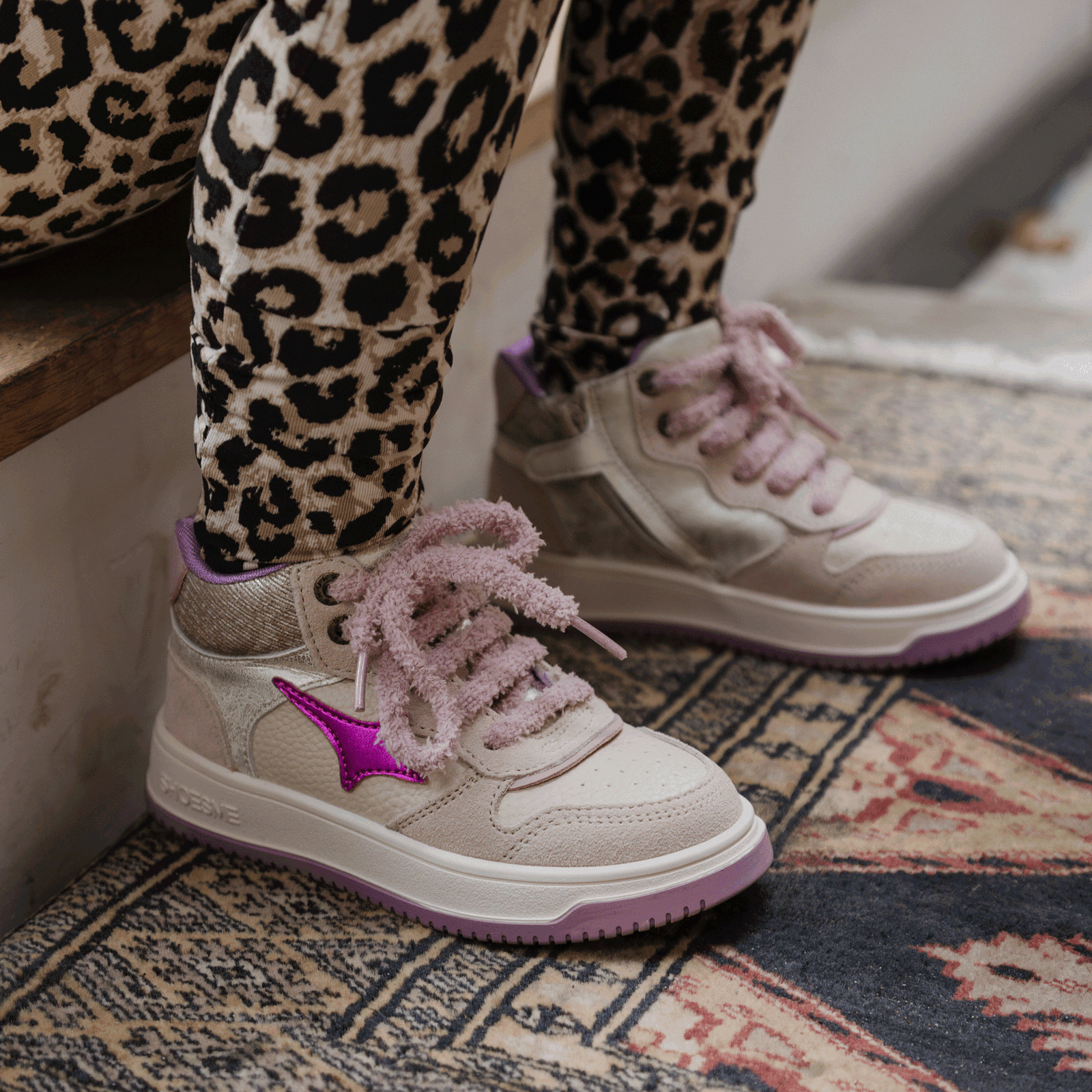 Shoesme fliederfarbener Sneaker
