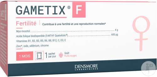 Laboratoire Densmore Gametix F Fertilité & Reproduction Femme Cure 1 mois 30 Sachets