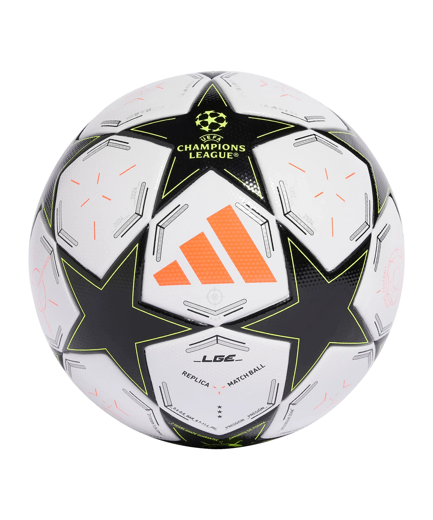 adidas UCL League Trainingsball Weiss